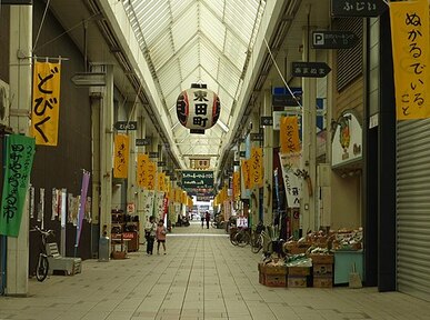 萩市田町商店街の画像