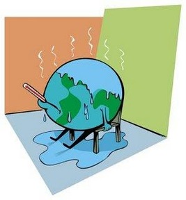 地球温暖化の画像